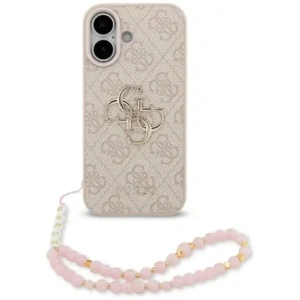 Etui Guess 4G Strap 4G Classic Logo do Apple iPhone 17 różowy