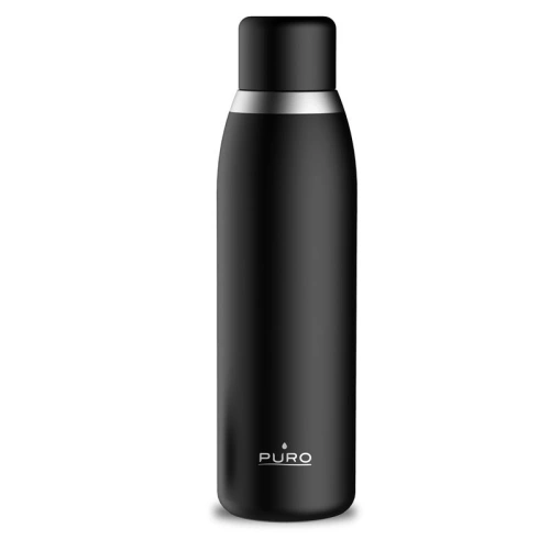 Buy PURO Smart Bottle Thermal 500ml INOX (Black) - PUR144BLK - {ean13} - Home Screen Store Europe