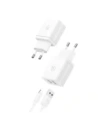 Ładowarka sieciowa USAMS 2xUSB-A 18W + kabel USB-A / Lightning Fast Charging biały