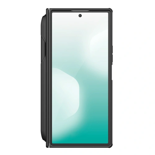 Etui Nillkin Super Frosted Shield Fold Magnetic do Samsung Galaxy Z Fold 7 kompatybilne z MagSafe i z miejscem na S Pen czarne