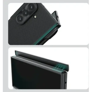 Etui Nillkin Super Frosted Shield Fold Magnetic do Samsung Galaxy Z Fold 7 kompatybilne z MagSafe i z miejscem na S Pen czarne
