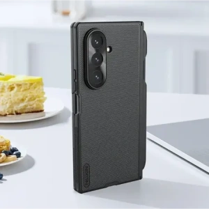 Etui Nillkin Super Frosted Shield Fold Magnetic do Samsung Galaxy Z Fold 7 kompatybilne z MagSafe i z miejscem na S Pen czarne