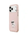 Etui Karl Lagerfeld IML Aquarelle Choupette & Logo MagSafe do Apple iPhone 17 Pro Max różowy
