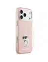 Etui Karl Lagerfeld IML Aquarelle Choupette & Logo MagSafe do Apple iPhone 17 Pro Max różowy