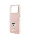 Etui Karl Lagerfeld IML Aquarelle Choupette & Logo MagSafe do Apple iPhone 17 Pro Max różowy