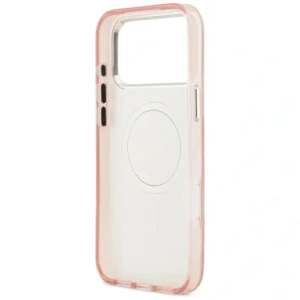 Etui Karl Lagerfeld IML Aquarelle Choupette & Logo MagSafe do Apple iPhone 17 Pro Max różowy