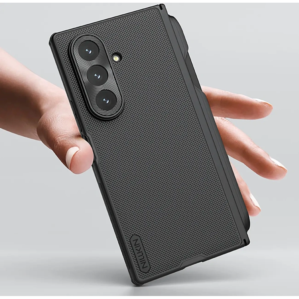 Etui Nillkin Super Frosted Shield Fold Magnetic do Samsung Galaxy Z Fold 7 kompatybilne z MagSafe czarne