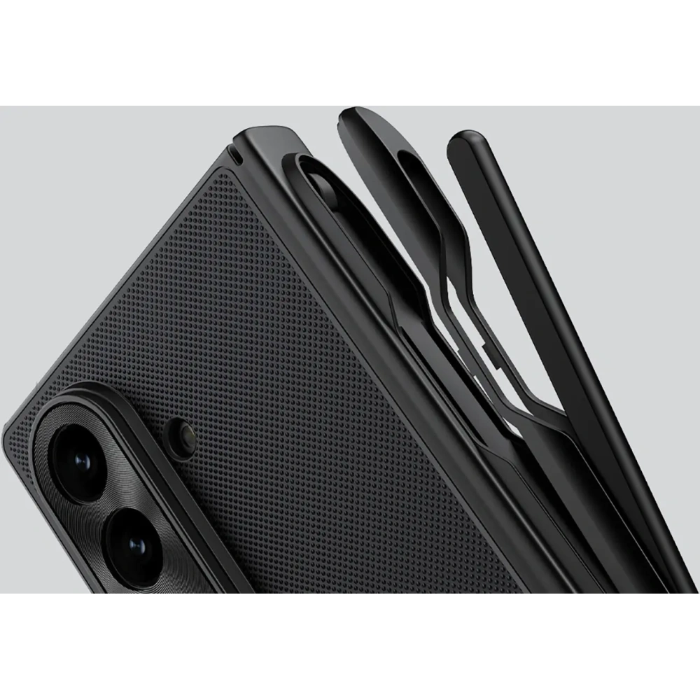 Etui Nillkin Super Frosted Shield Fold Magnetic do Samsung Galaxy Z Fold 7 kompatybilne z MagSafe czarne