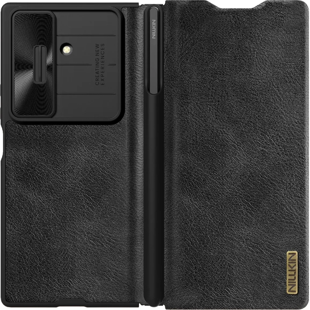 Etui Nillkin Qin Pro do Samsung Galaxy Z Fold 7 z miejscem na S Pen czarne