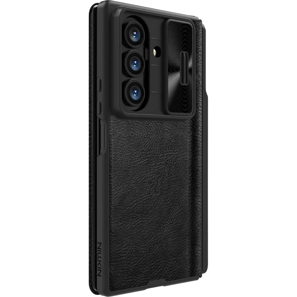Etui Nillkin Qin Pro do Samsung Galaxy Z Fold 7 z miejscem na S Pen czarne