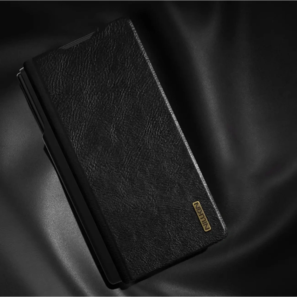 Etui Nillkin Qin Pro do Samsung Galaxy Z Fold 7 z miejscem na S Pen czarne