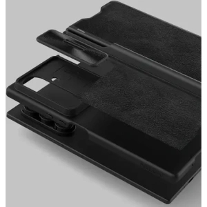 Etui Nillkin Qin Pro do Samsung Galaxy Z Fold 7 z miejscem na S Pen czarne