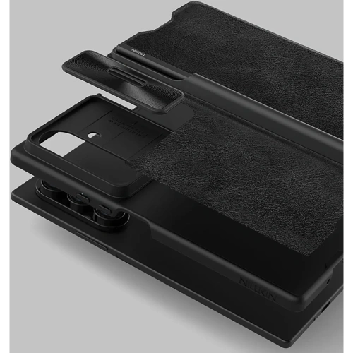 Etui Nillkin Qin Pro do Samsung Galaxy Z Fold 7 z miejscem na S Pen czarne