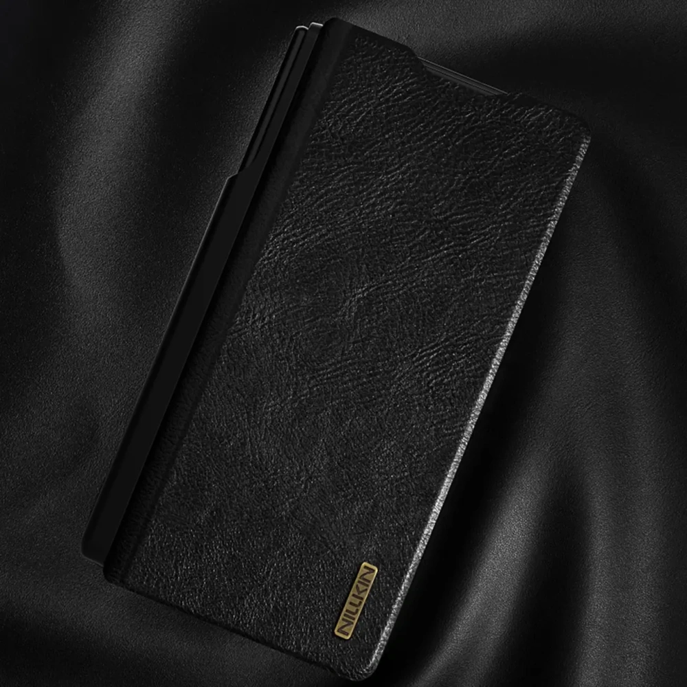 Etui Nillkin Qin Pro do Samsung Galaxy Z Fold 7 z miejscem na S Pen czarne