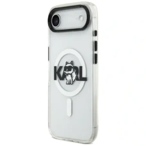 Etui Karl Lagerfeld IML Choupette Sketch Logo MagSafe do Apple iPhone Air przezroczysty