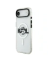 Etui Karl Lagerfeld IML Choupette Sketch Logo MagSafe do Apple iPhone Air przezroczysty