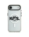 Etui Karl Lagerfeld IML Choupette Sketch Logo MagSafe do Apple iPhone Air przezroczysty
