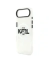 Etui Karl Lagerfeld IML Choupette Sketch Logo MagSafe do Apple iPhone Air przezroczysty