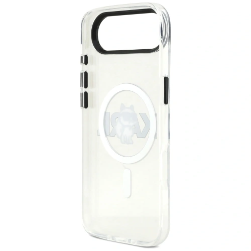 Etui Karl Lagerfeld IML Choupette Sketch Logo MagSafe do Apple iPhone Air przezroczysty