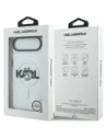 Etui Karl Lagerfeld IML Choupette Sketch Logo MagSafe do Apple iPhone Air przezroczysty