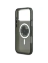 Etui Karl Lagerfeld IML Glitter Karl & Choupette Sketch Logo MagSafe do Apple iPhone 17 Pro Max czarny
