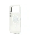 Etui Karl Lagerfeld IML Glitter Karl & Choupette Sketch Logo MagSafe do Apple iPhone 17 Pro Max przezroczysty