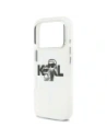 Etui Karl Lagerfeld IML Glitter Karl & Choupette Sketch Logo MagSafe do Apple iPhone 17 Pro przezroczysty