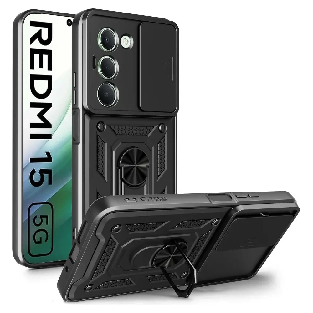Etui Tech-Protect CamShield Pro do Xiaomi Redmi 15 4G / 5G Black