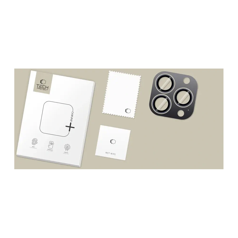 Osłona aparatu Tech-Protect Camring Fit+ do Apple iPhone 14 Pro / 14 Pro Max / 15 Pro / 15 Pro Max / 16 Pro / 16 Pro Max / 17 Pro / 17 Pro Max Deep Blue