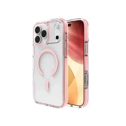 Etui ZAGG Santa Cruz Snap do Apple iPhone 17 Pro Max kompatybilne z MagSafe (pink sorbet)