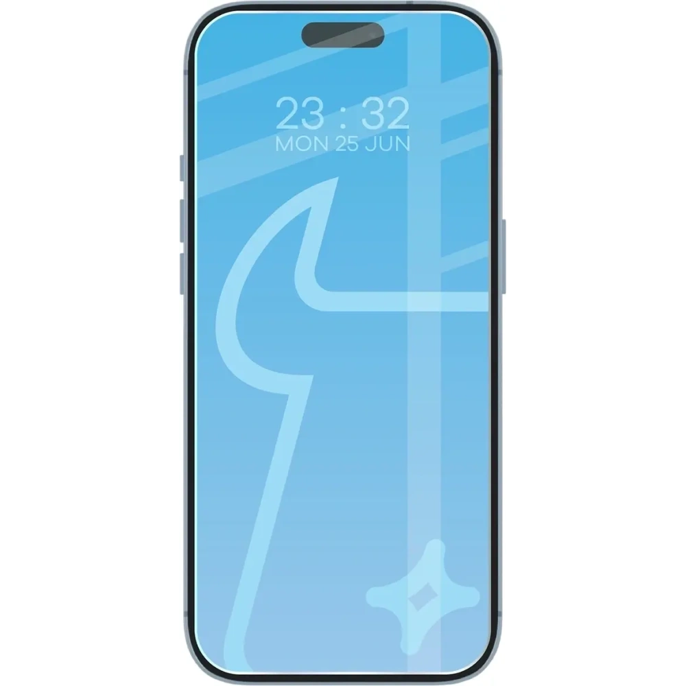 Szkło hartowane Bizon Glass Clear Duo do Apple iPhone Air [2 PACK]