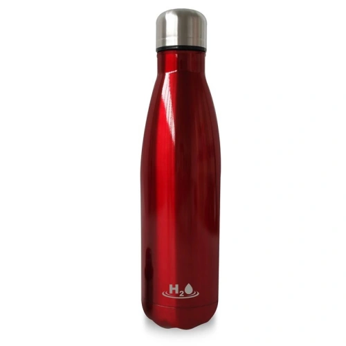 Kup PURO H2O Edelstahl-Thermoflasche 500ml (Glänzend Rot) - PUR147RED - {ean13} - Sklep Home Screen