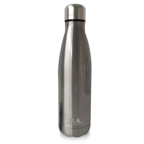 Buy PURO H2O Thermal Stainless Steel Water Bottle 500ml (Silver) - PUR148SLV - {ean13} - Home Screen Store Europe