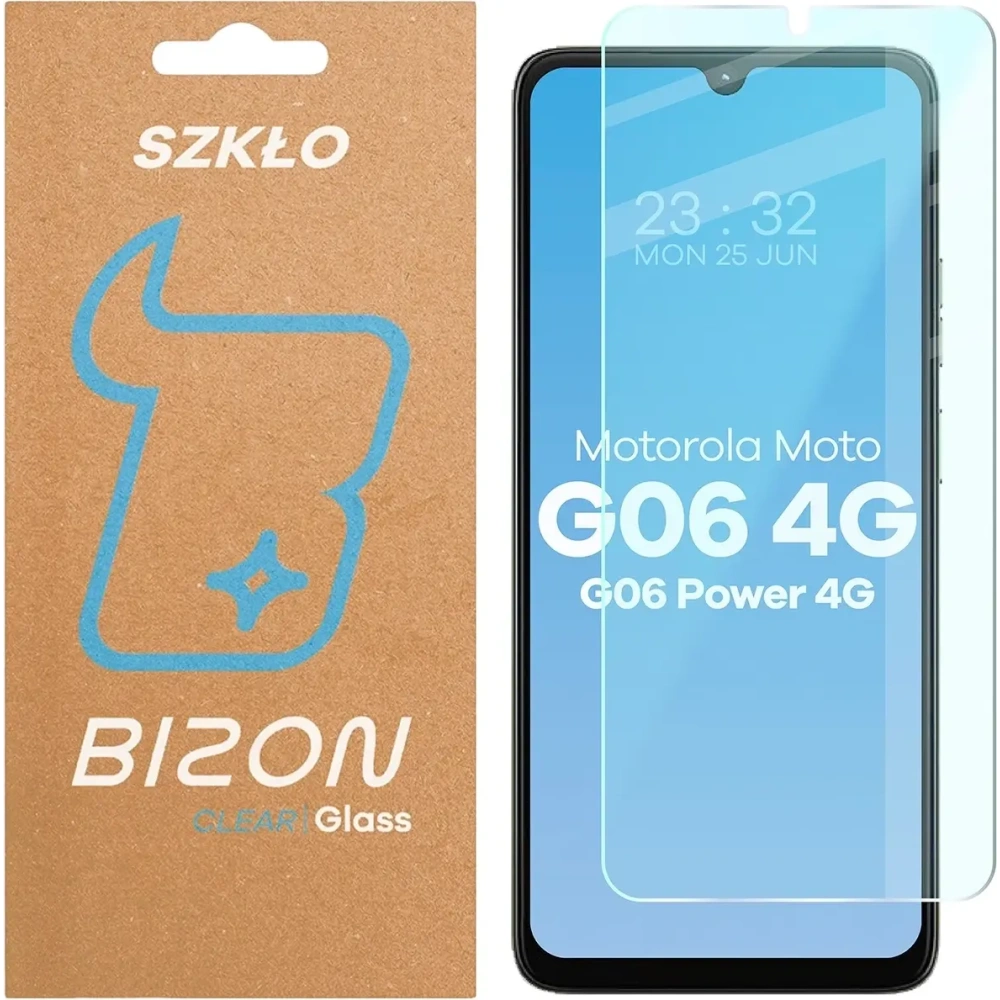 Szkło hartowane Bizon Glass Clear 2 do Motorola Moto G06 4G / G06 Power 4G