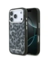 Etui Karl Lagerfeld IML Leopard Pattern MagSafe do Apple iPhone 17 Pro czarny
