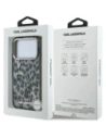 Etui Karl Lagerfeld IML Leopard Pattern MagSafe do Apple iPhone 17 Pro czarny