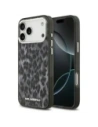 Etui Karl Lagerfeld IML Leopard Pattern MagSafe do Apple iPhone 17 Pro Max czarny