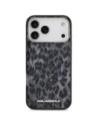 Etui Karl Lagerfeld IML Leopard Pattern MagSafe do Apple iPhone 17 Pro Max czarny