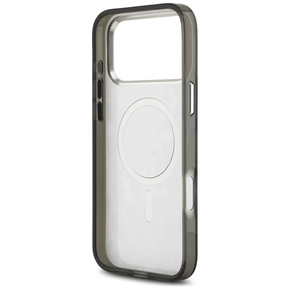 Etui Karl Lagerfeld IML Leopard Pattern MagSafe do Apple iPhone 17 Pro Max czarny