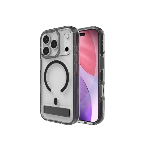 Etui z podstawką ZAGG Santa Cruz Snap KS do Apple iPhone 17 Pro kompatybilne z MagSafe (jet black)