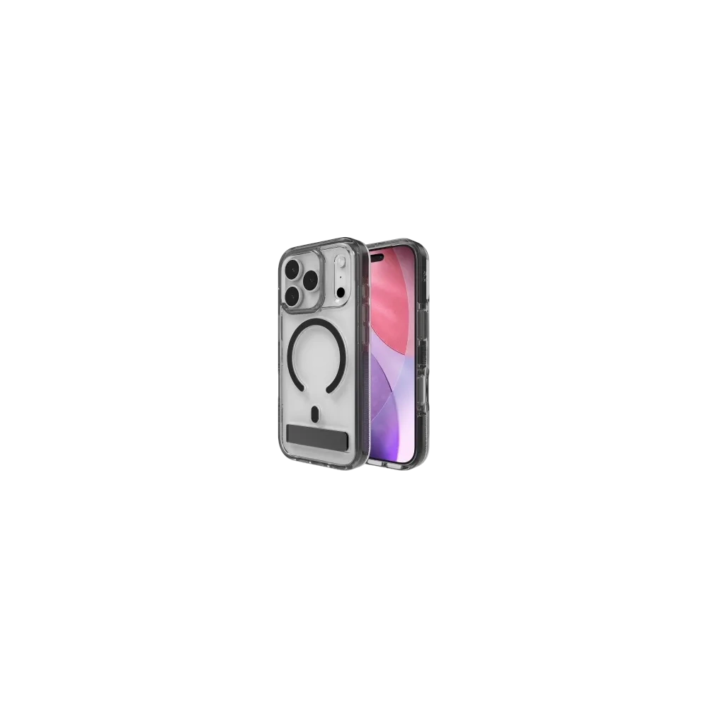 Etui z podstawką ZAGG Santa Cruz Snap KS do Apple iPhone 17 Pro kompatybilne z MagSafe (jet black)