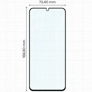 Szkło hartowane Bizon Glass Edge 2 do Motorola Moto G06 4G / G06 Power 4G czarna ramka