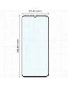 Szkło hartowane Bizon Glass Edge 2 do Motorola Moto G06 4G / G06 Power 4G czarna ramka
