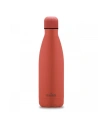 PURO ICON Thermal Stainless Steel Water Bottle 500ml (Living Coral) (Silicon Coating)