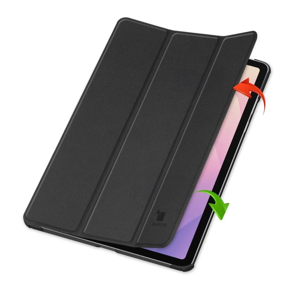 Etui z klapką Bizon Case Tab Croc do Samsung Galaxy Tab S11 czarne