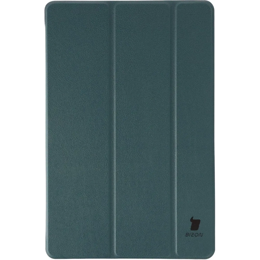 Etui z klapką Bizon Case Tab Croc do Samsung Galaxy Tab S11 ciemnozielone