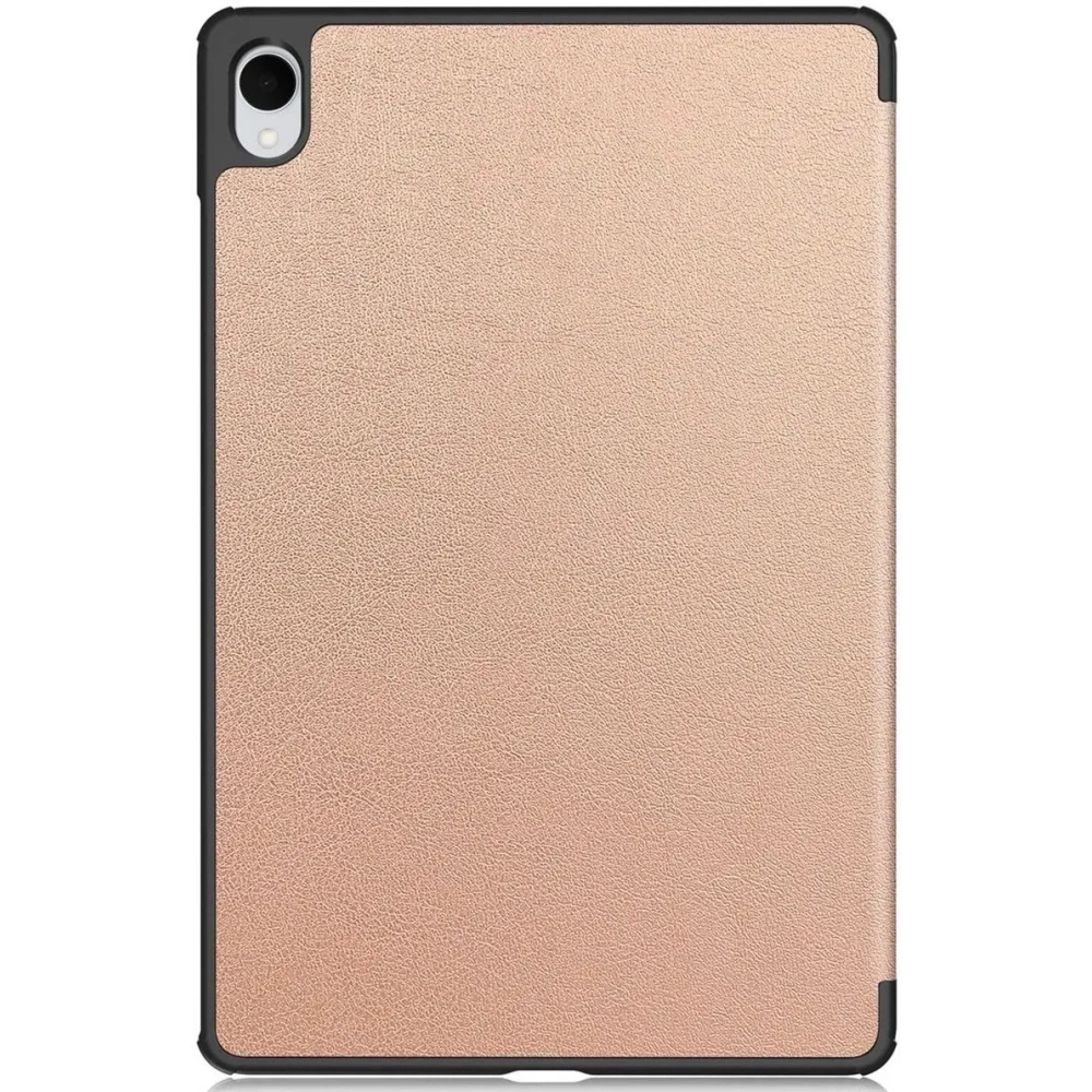 Etui z klapką Bizon Case Tab Croc do Samsung Galaxy Tab S11 różowozłote