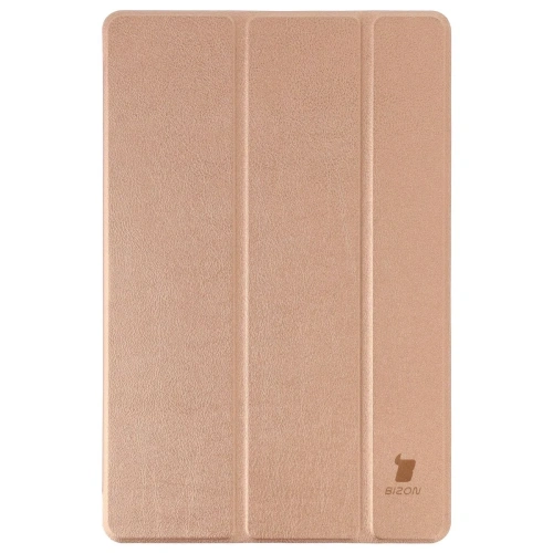 Etui z klapką Bizon Case Tab Croc do Samsung Galaxy Tab S11 różowozłote