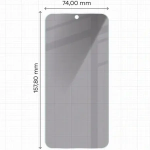 Prywatyzujące szkło hartowane Bizon Glass Clear Shadow do Samsung Galaxy M35 5G / A35 5G / A55 5G przyciemniane [2 PACK]