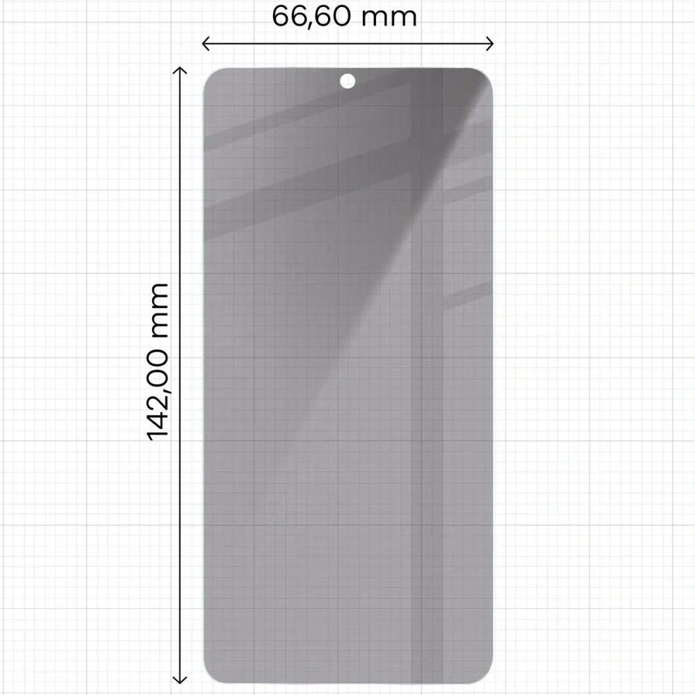 Prywatyzujące szkło hartowane Bizon Glass Clear Shadow do Samsung Galaxy S23 przyciemniane [2 PACK]